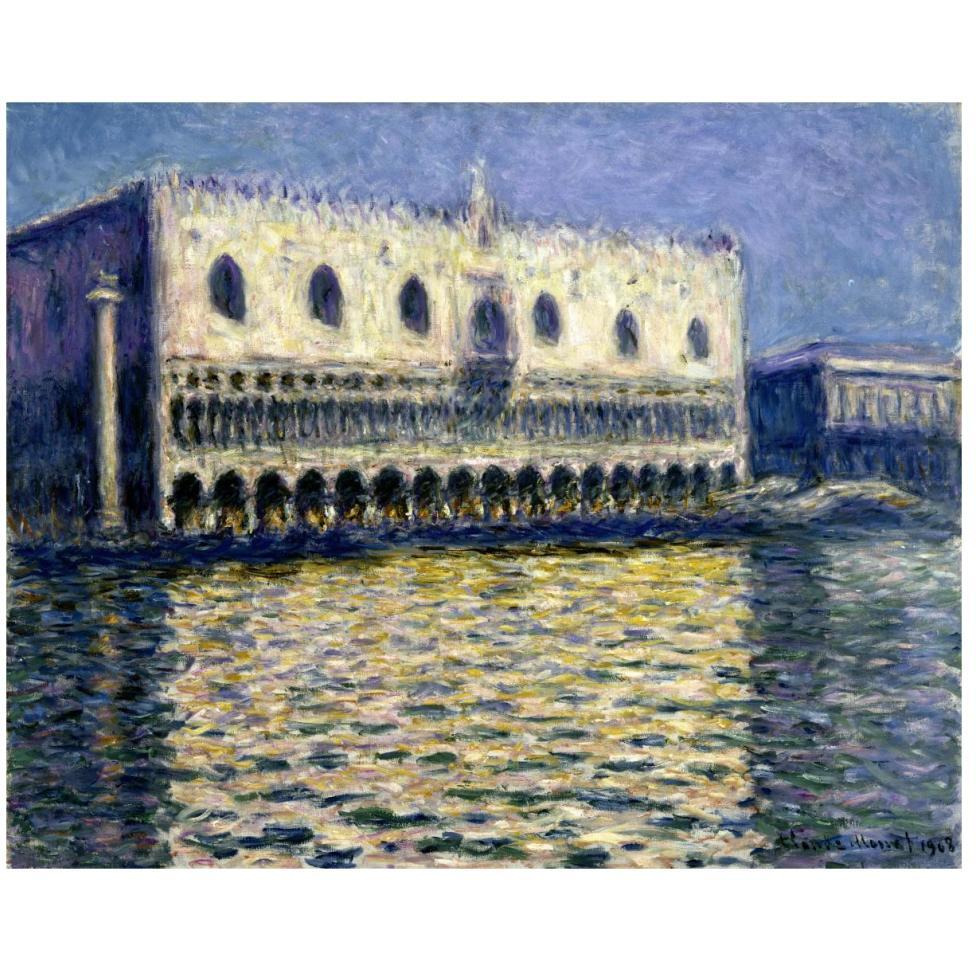 The Doge's Palace (Le Palais ducal), 1908-Paper Art-46&quotx37"