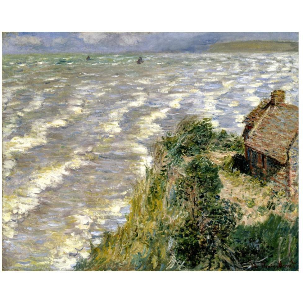 Rising Tide at Pourville (Maree montante a Pourville), 1882-Paper Art-46&quotx38"