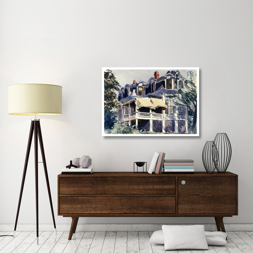 The Mansard Roof, 1923-Paper Art-46&quotx33"