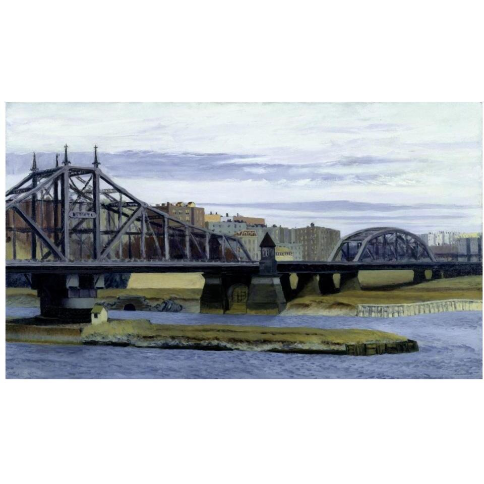 Macomb's Dam Bridge,1935-Paper Art-38&quotx23"