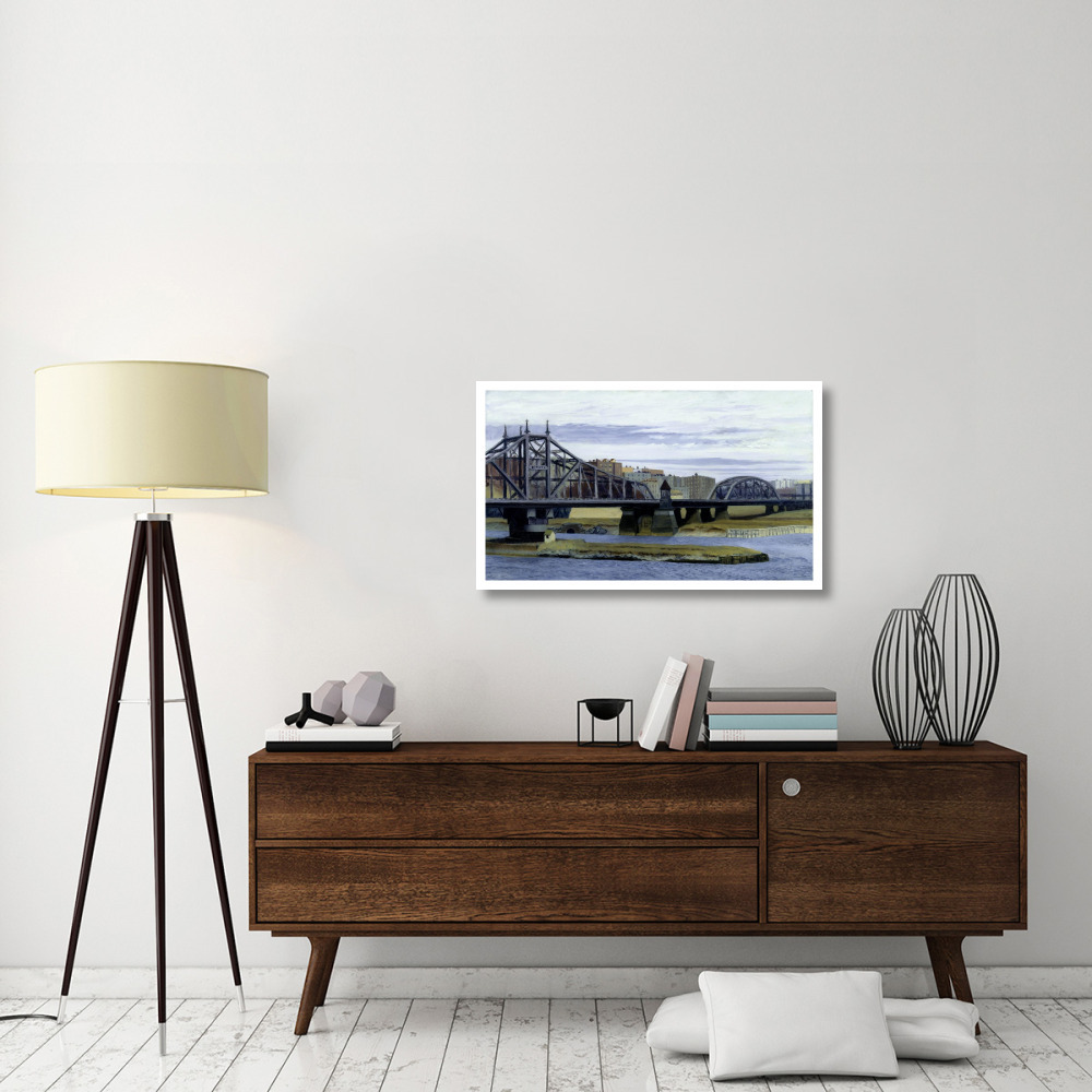 Macomb's Dam Bridge,1935-Paper Art-38&quotx23"