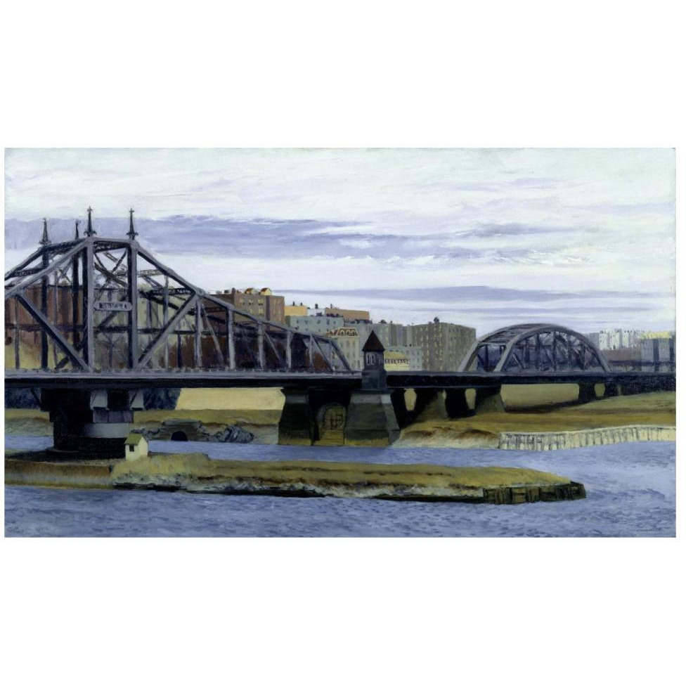 Macomb's Dam Bridge,1935-Paper Art-46&quotx28"