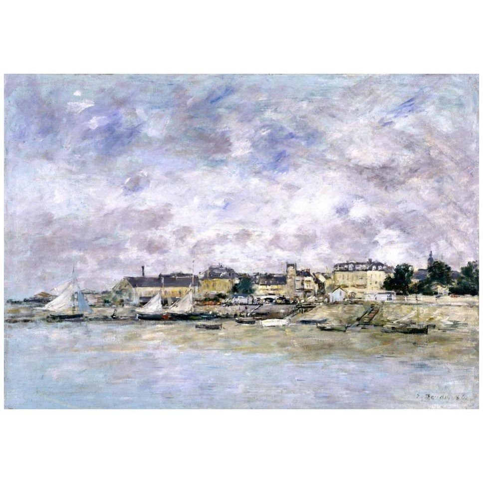 The Port, Trouville (Trouville, Le Port), 1886-Paper Art-42&quotx30"