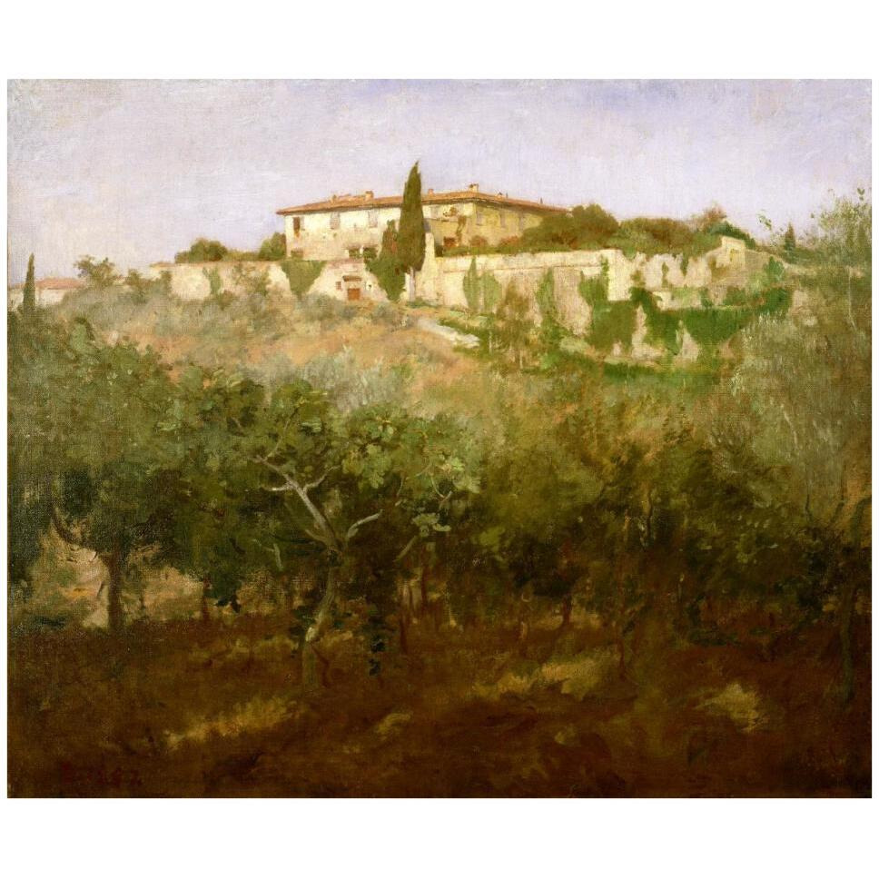 Villa Castellani, 1887-Paper Art-42&quotx35"