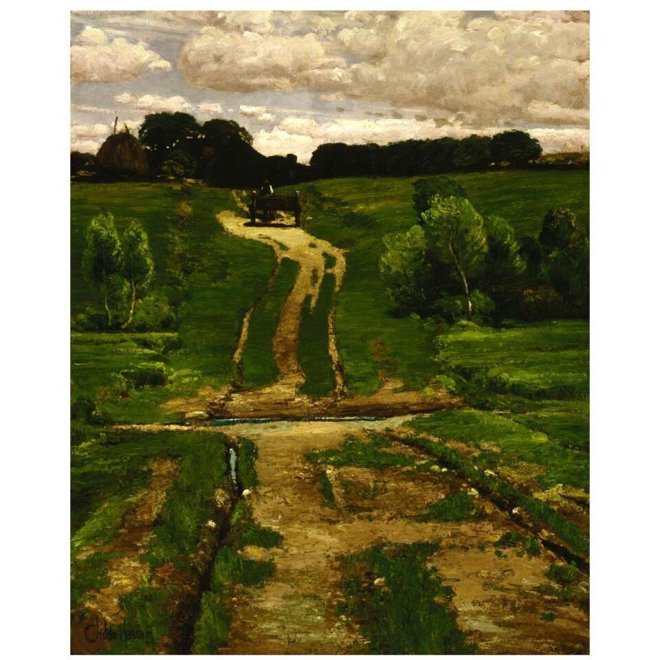 A Back Road, 1884-Paper Art-26&quotx32"