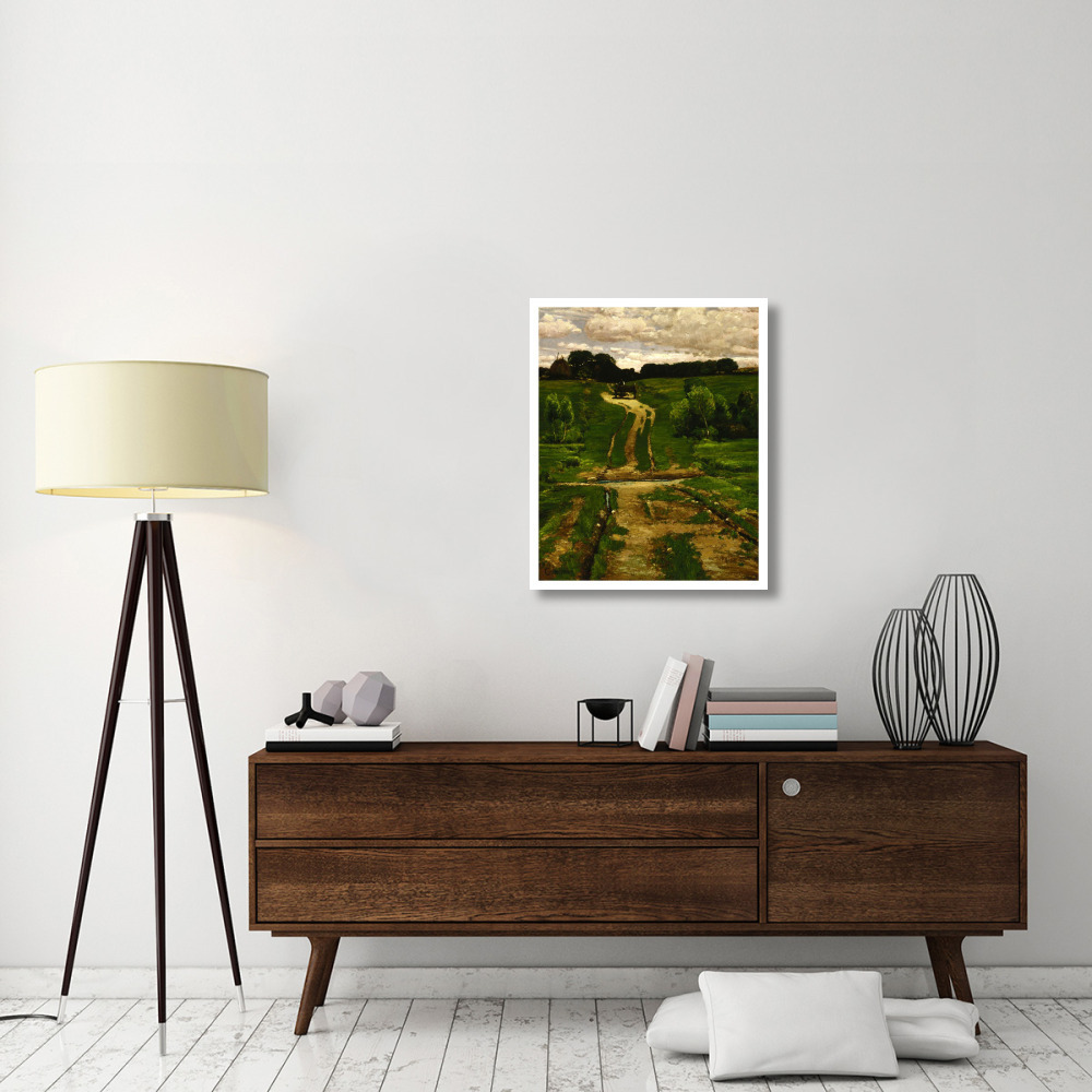 A Back Road, 1884-Paper Art-26&quotx32"