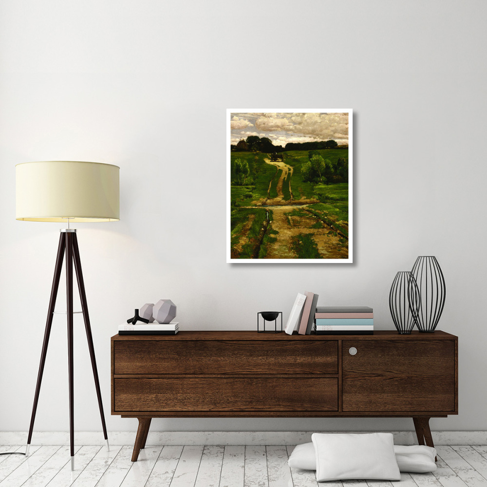 A Back Road, 1884-Paper Art-31&quotx38"