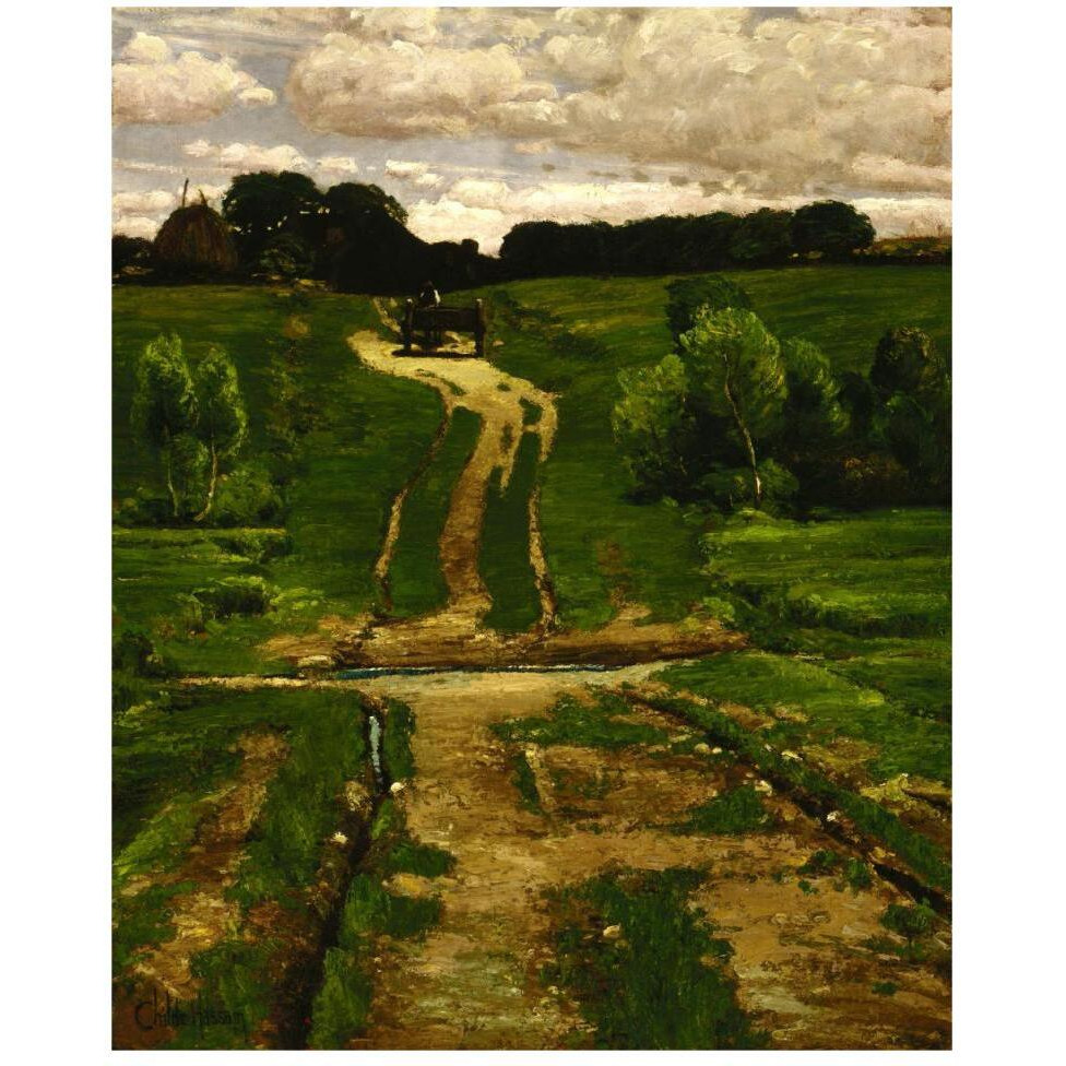 A Back Road, 1884-Paper Art-38&quotx46"