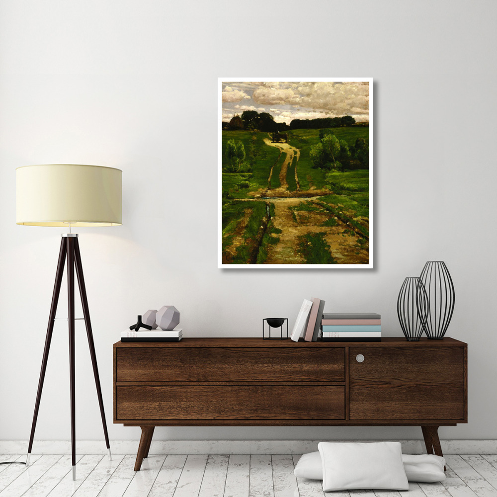 A Back Road, 1884-Paper Art-38&quotx46"
