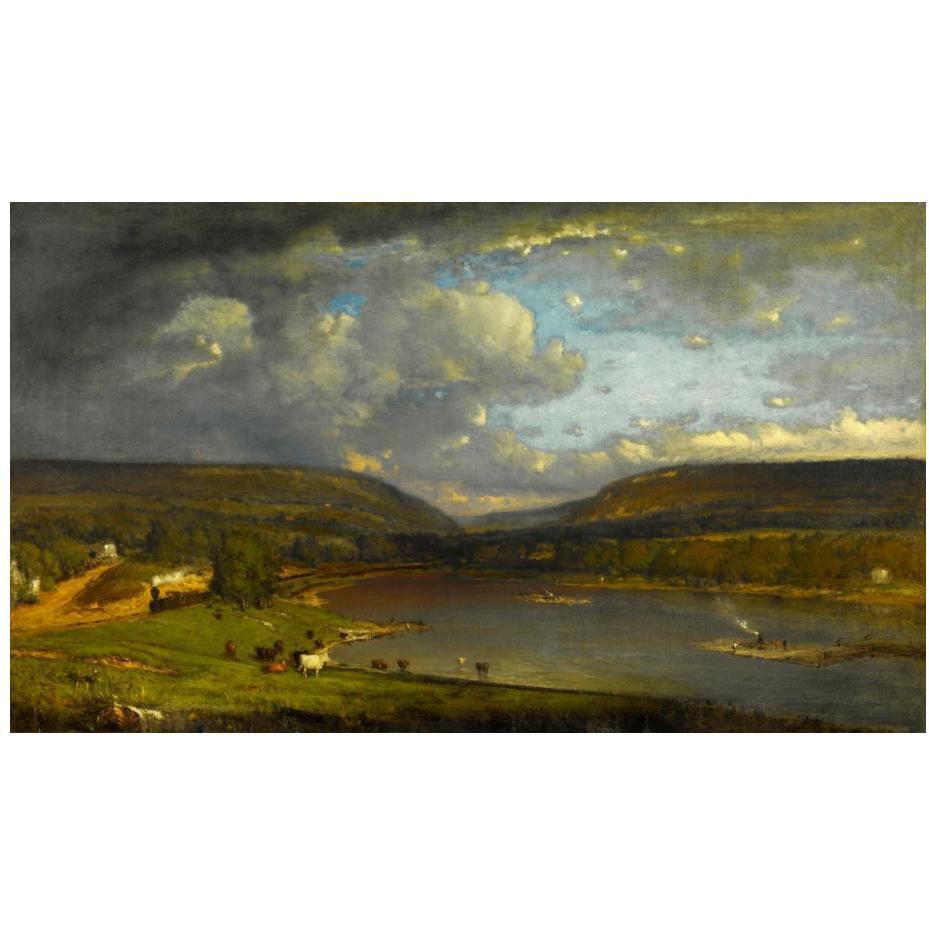 On the Delaware River, 1861-1863-Paper Art-24&quotx15"