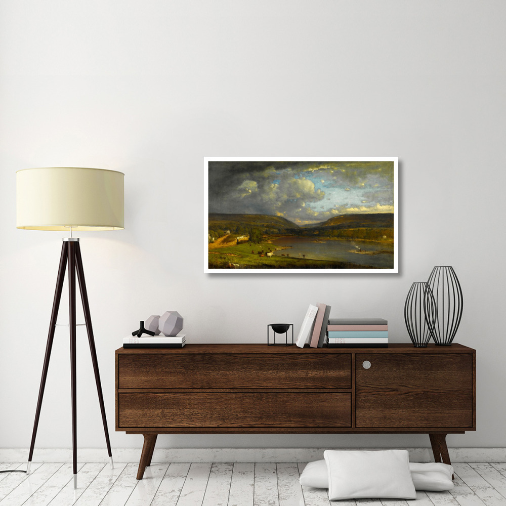 On the Delaware River, 1861-1863-Paper Art-46&quotx28"