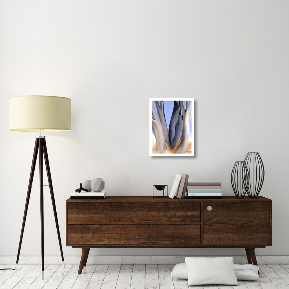 Dark Tree Trunks, 1946-Paper Art-19&quotx24"