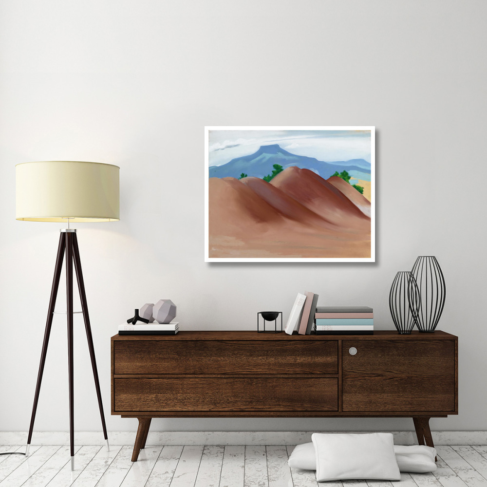 Red Hills with the Pedernal, 1936-Paper Art-42&quotx34"