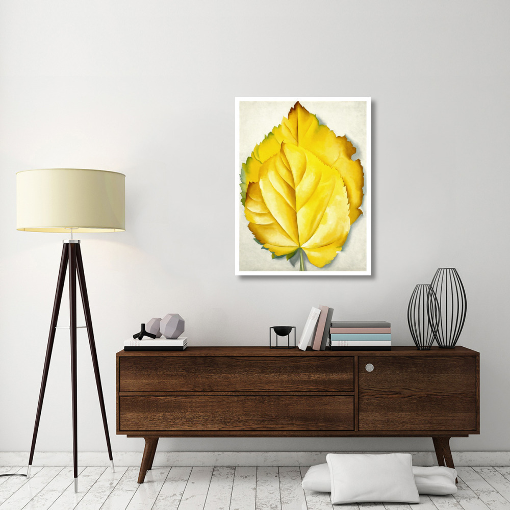 2 Yellow Leaves (Yellow Leaves), 1928-Paper Art-32&quotx42"
