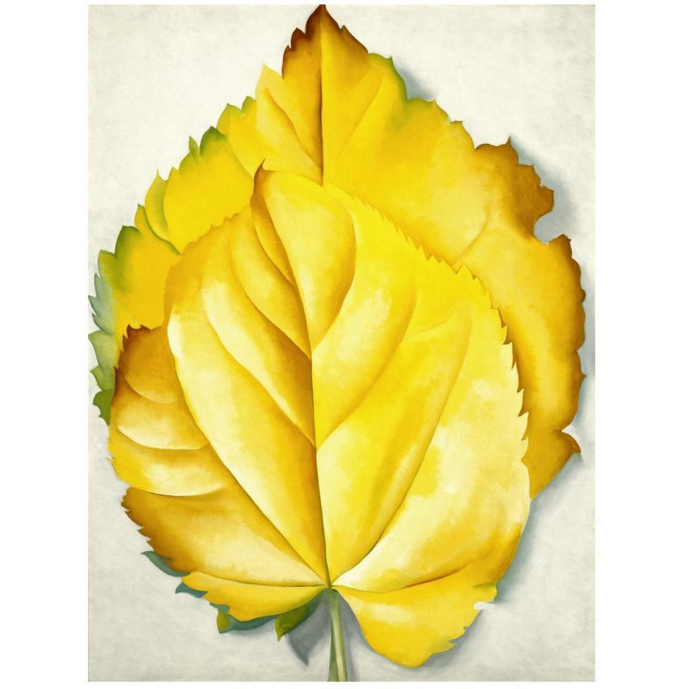 2 Yellow Leaves (Yellow Leaves), 1928-Paper Art-35&quotx46"