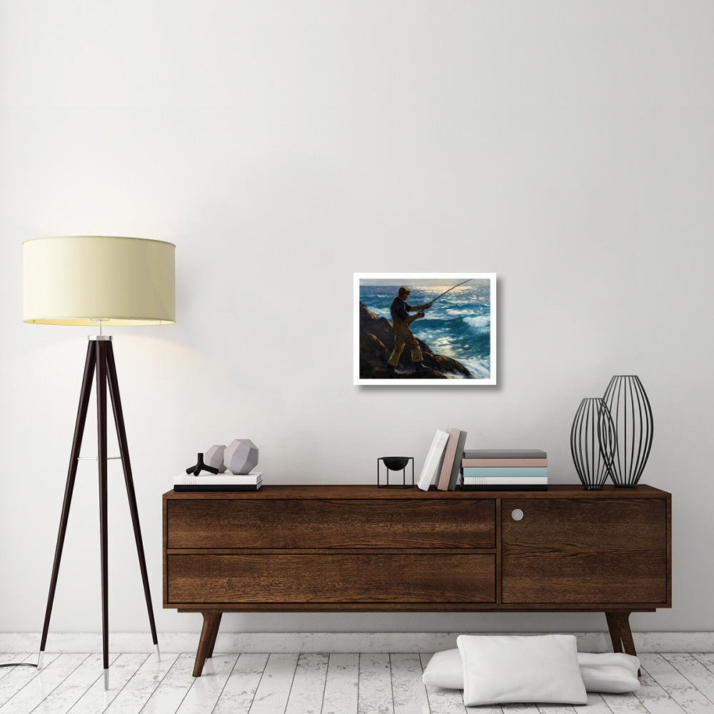 The Fisherman, 1922-Paper Art-24&quotx19"