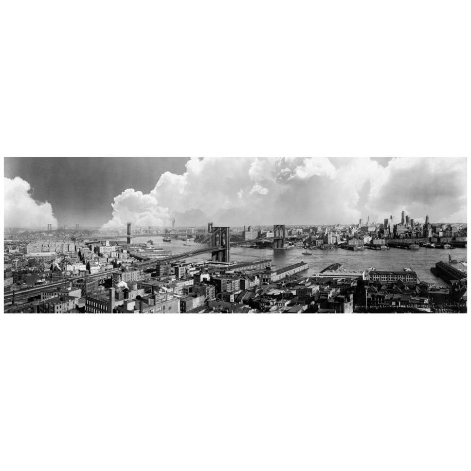 Brooklyn Bridge,1939-Paper Art-42&quotx16"