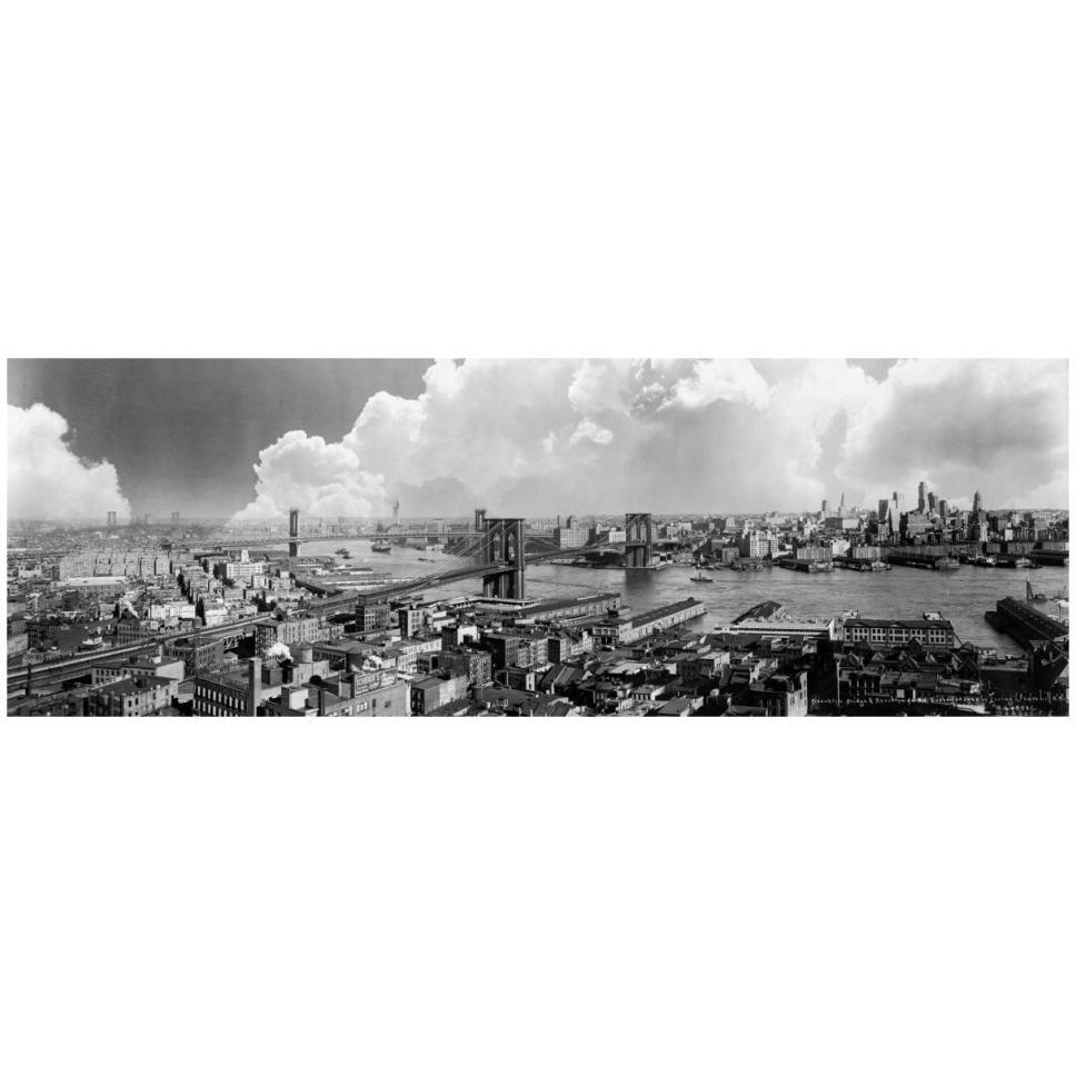 Brooklyn Bridge,1939-Paper Art-46&quotx17"