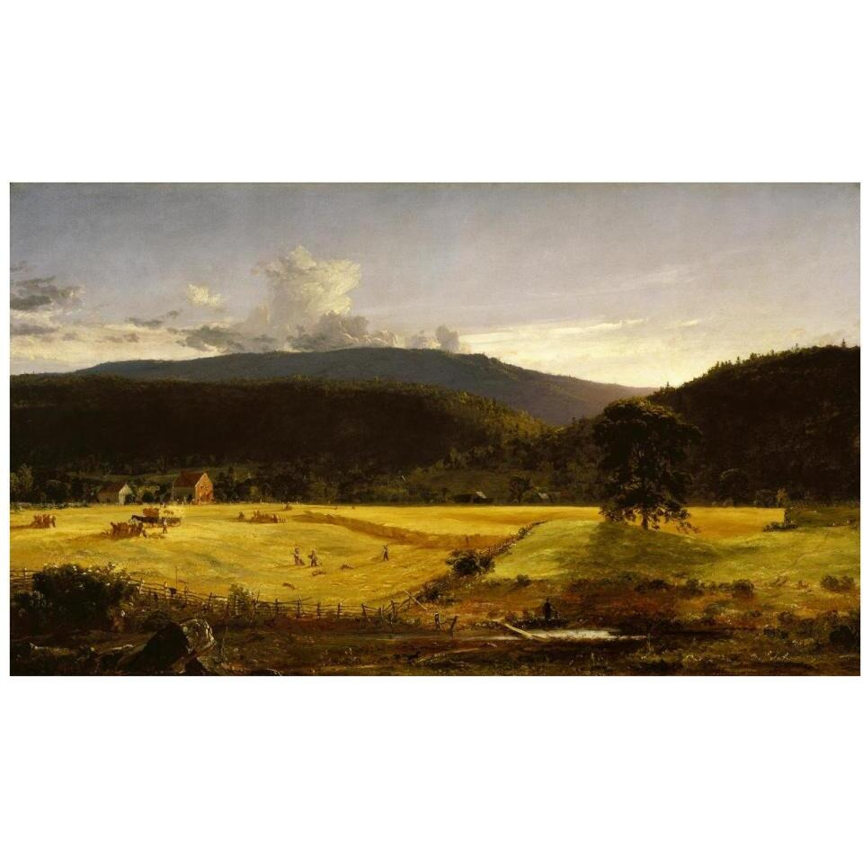 Bareford Mountains, West Milford, New Jersey, 1850-Paper Art-38&quotx23"