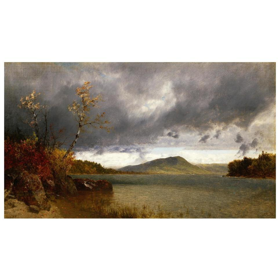 Lake George, 1870-Paper Art-32&quotx19"