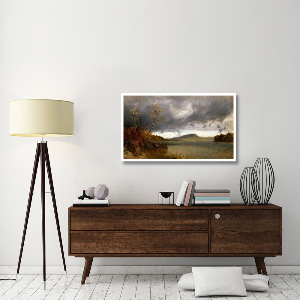 Lake George, 1870-Paper Art-46&quotx28"