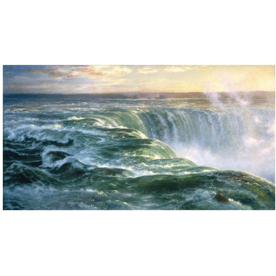 Niagara, 1866-Paper Art-38&quotx21"