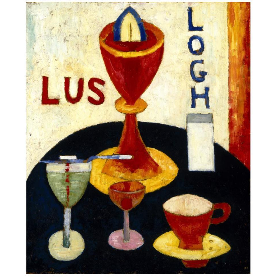 Handsome Drinks, 1916-Paper Art-38&quotx46"