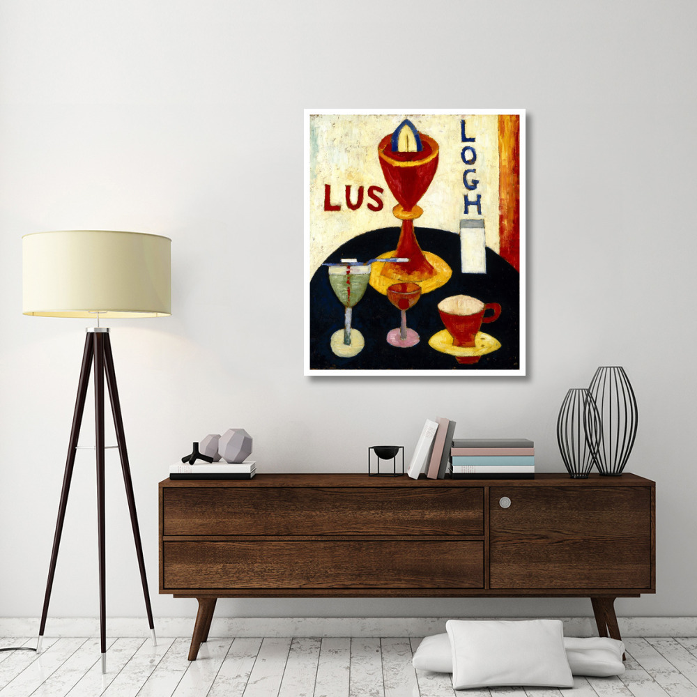 Handsome Drinks, 1916-Paper Art-38&quotx46"