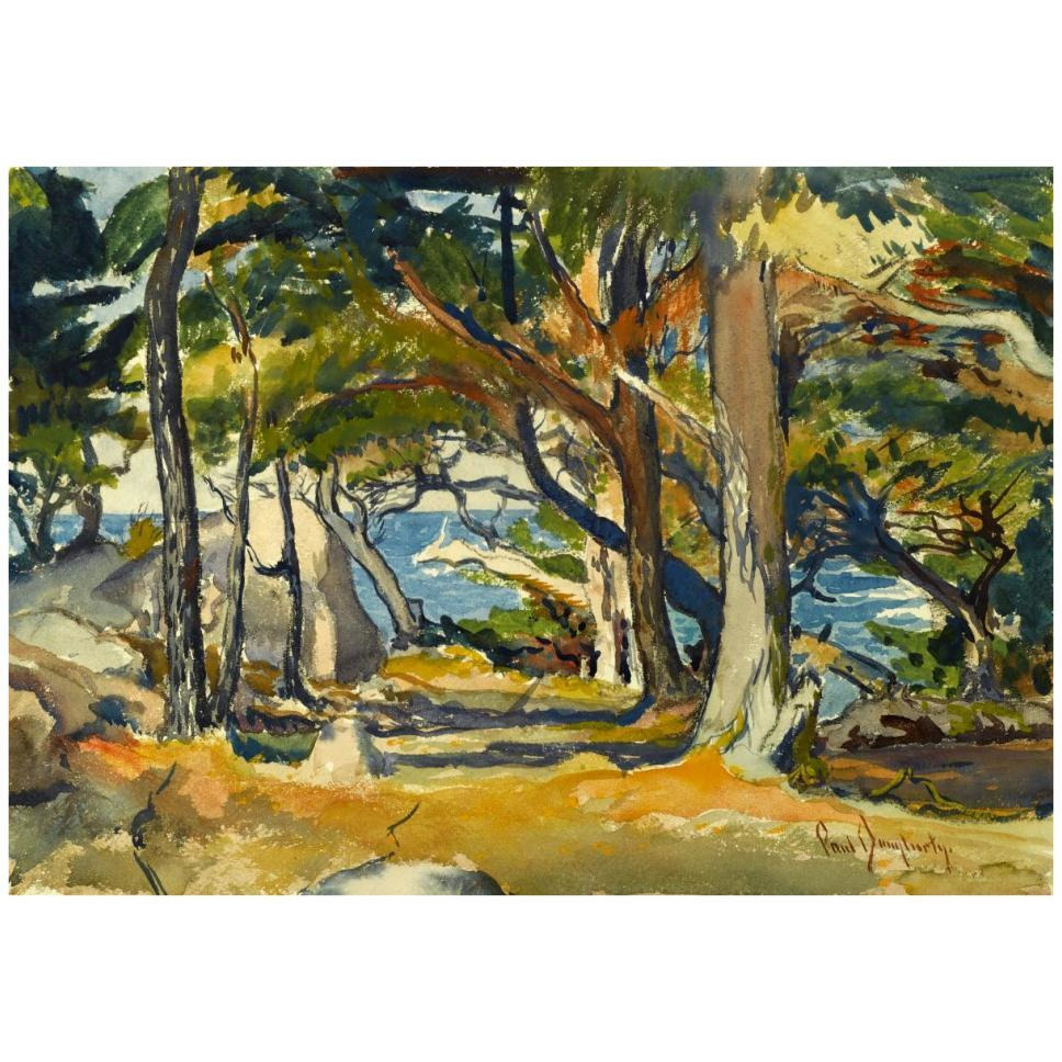 Cedar Grove by the Sea, ca. 1916-Paper Art-42&quotx30"