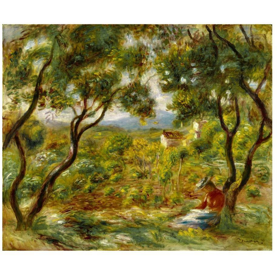 The Vineyards at Cagnes (Les Vignes  Cagnes), 1908-Paper Art-18&quotx15"