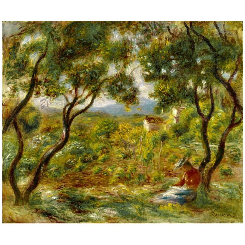 The Vineyards at Cagnes (Les Vignes  Cagnes), 1908-Paper Art-42&quotx36"