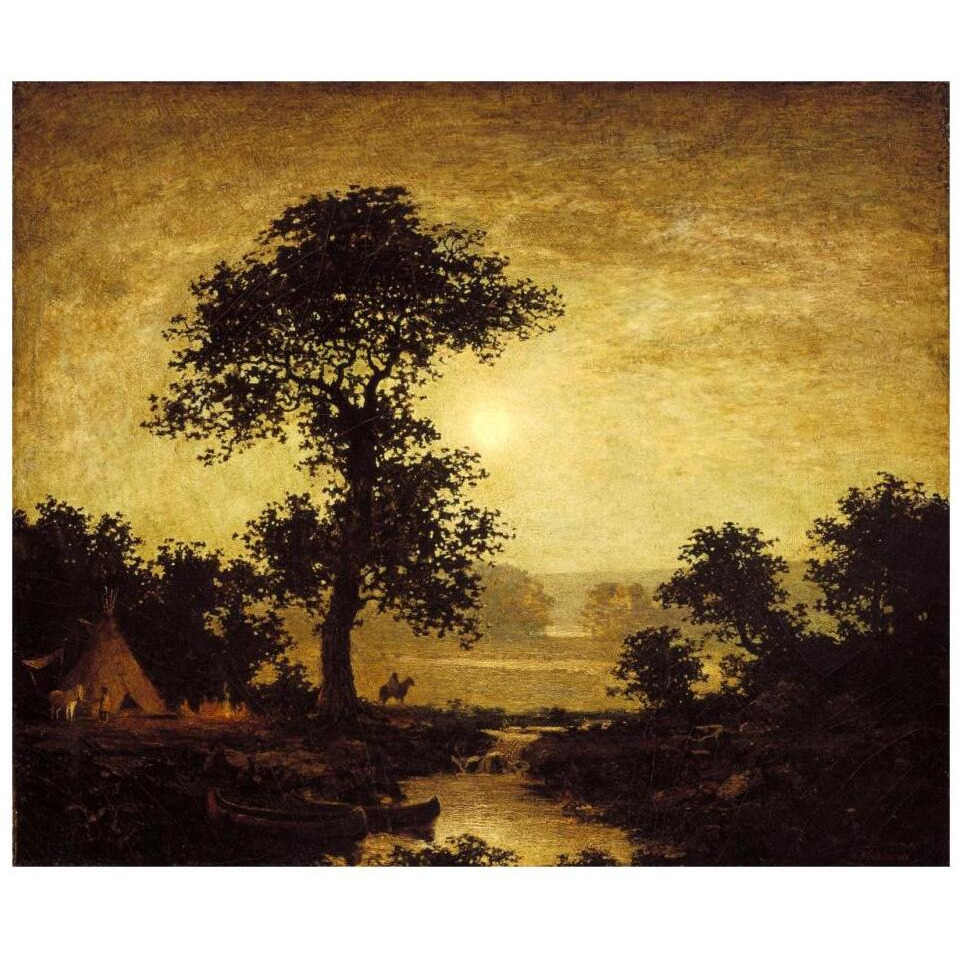 Moonlight, ca. 1885-1889-Paper Art-32&quotx27"