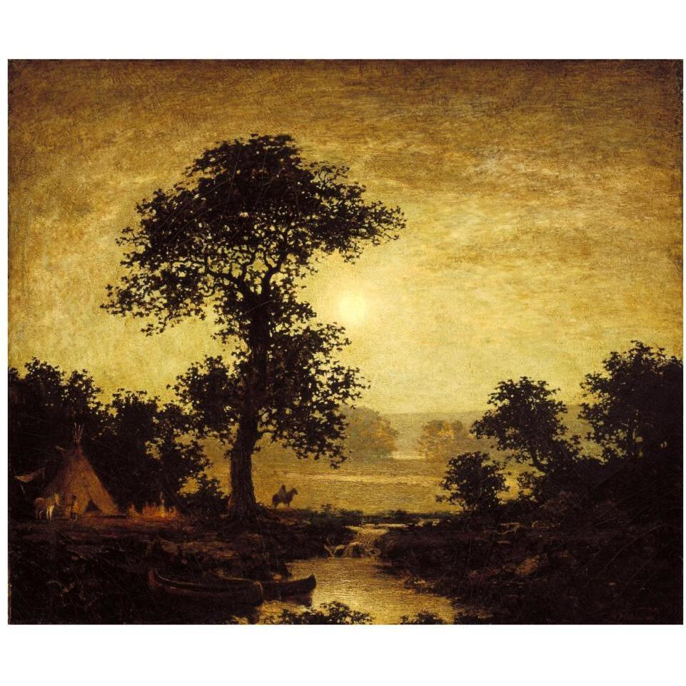 Moonlight, ca. 1885-1889-Paper Art-38&quotx32"