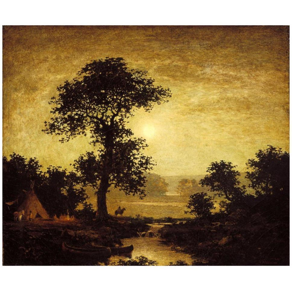 Moonlight, ca. 1885-1889-Paper Art-42&quotx36"
