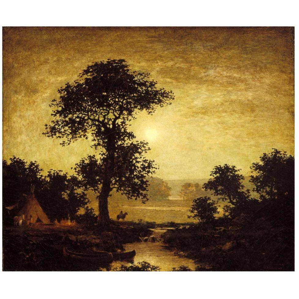 Moonlight, ca. 1885-1889-Paper Art-46&quotx39"