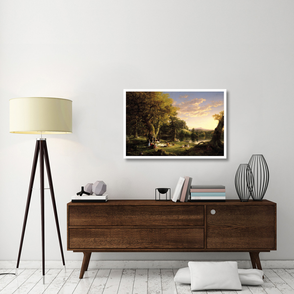 The Pic-Nic, 1846-Paper Art-42&quotx28"