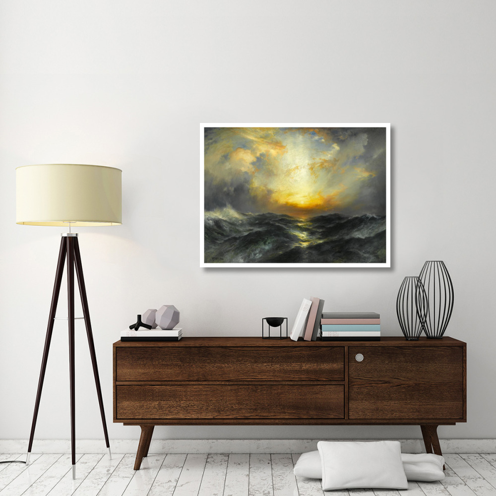 Sunset at Sea, 1906-Paper Art-46&quotx35"