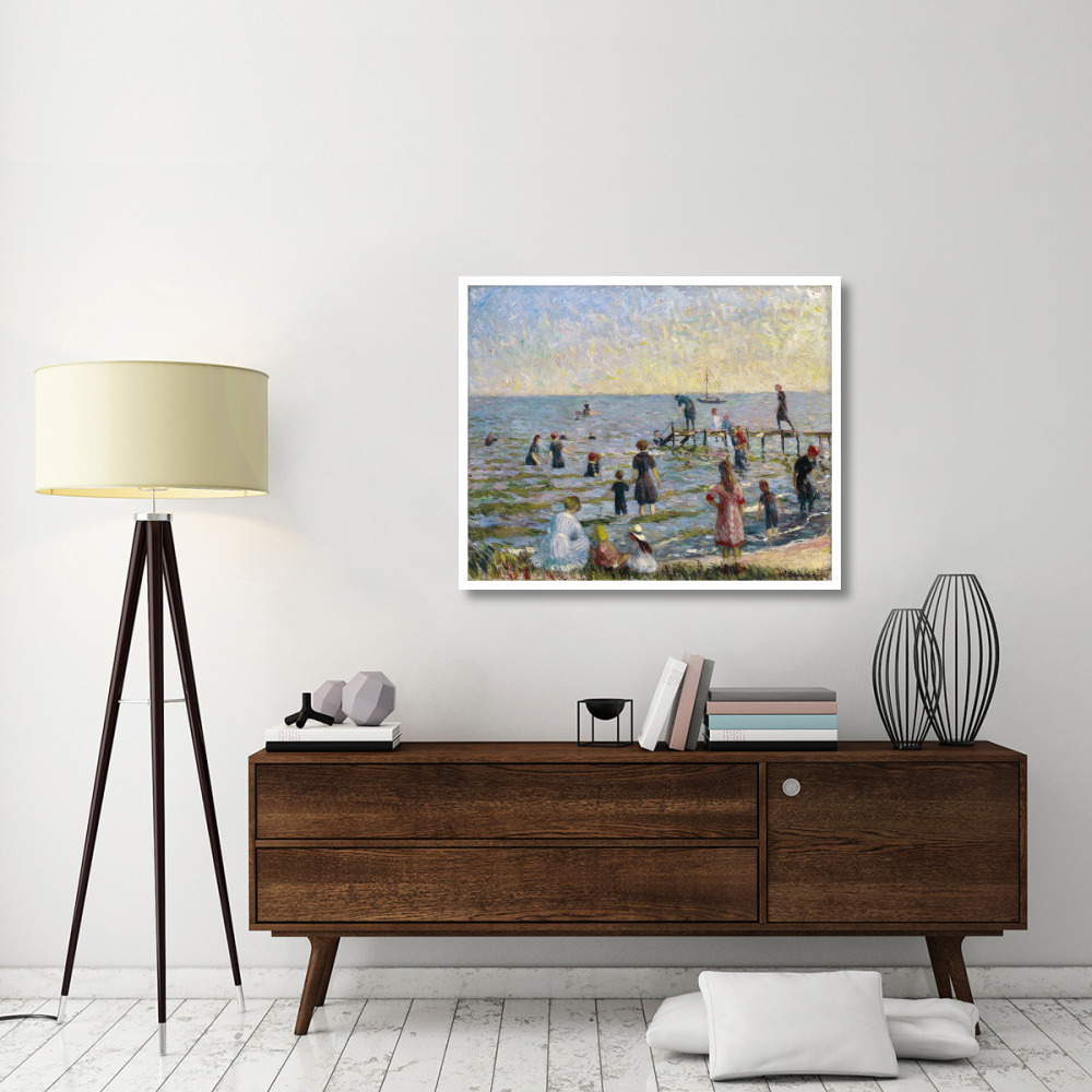Bathing at Bellport, Long Island, 1912-Paper Art-42&quotx34"