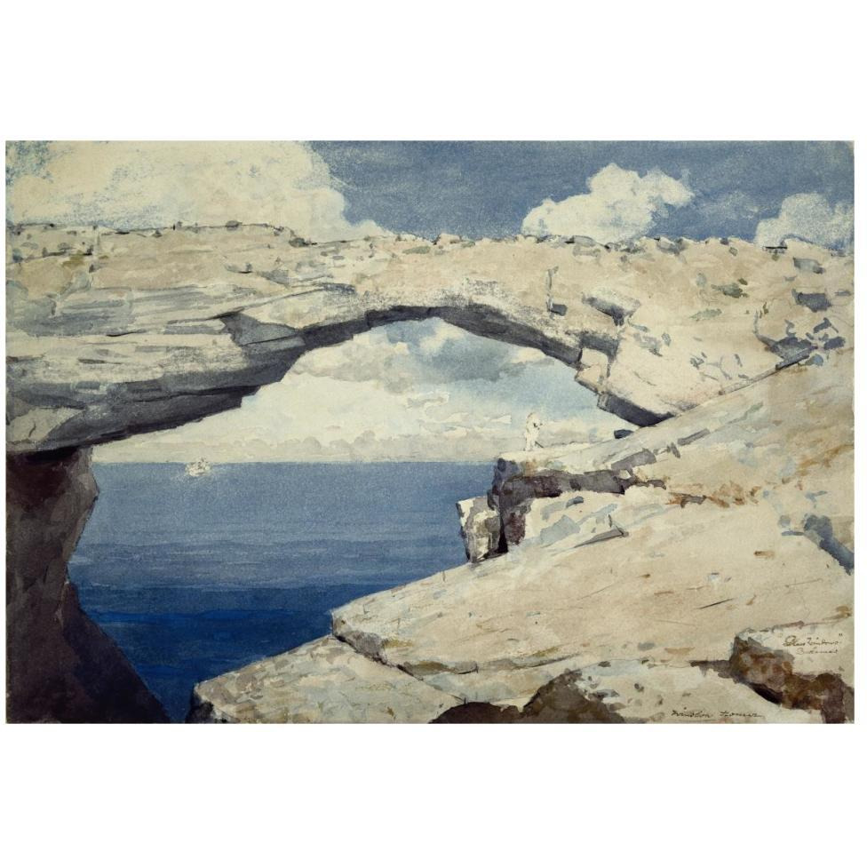 Glass Windows, Bahamas,ca. 1885-Paper Art-46&quotx32"