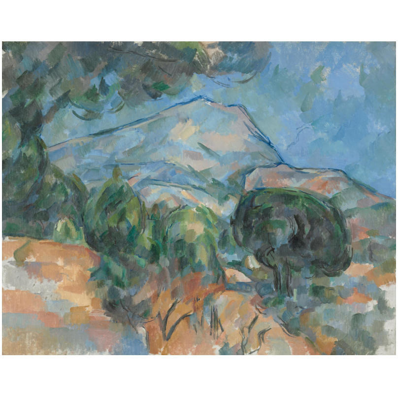 Mount Sainte-Victoire, c. 1904-Paper Art-18&quotx15"