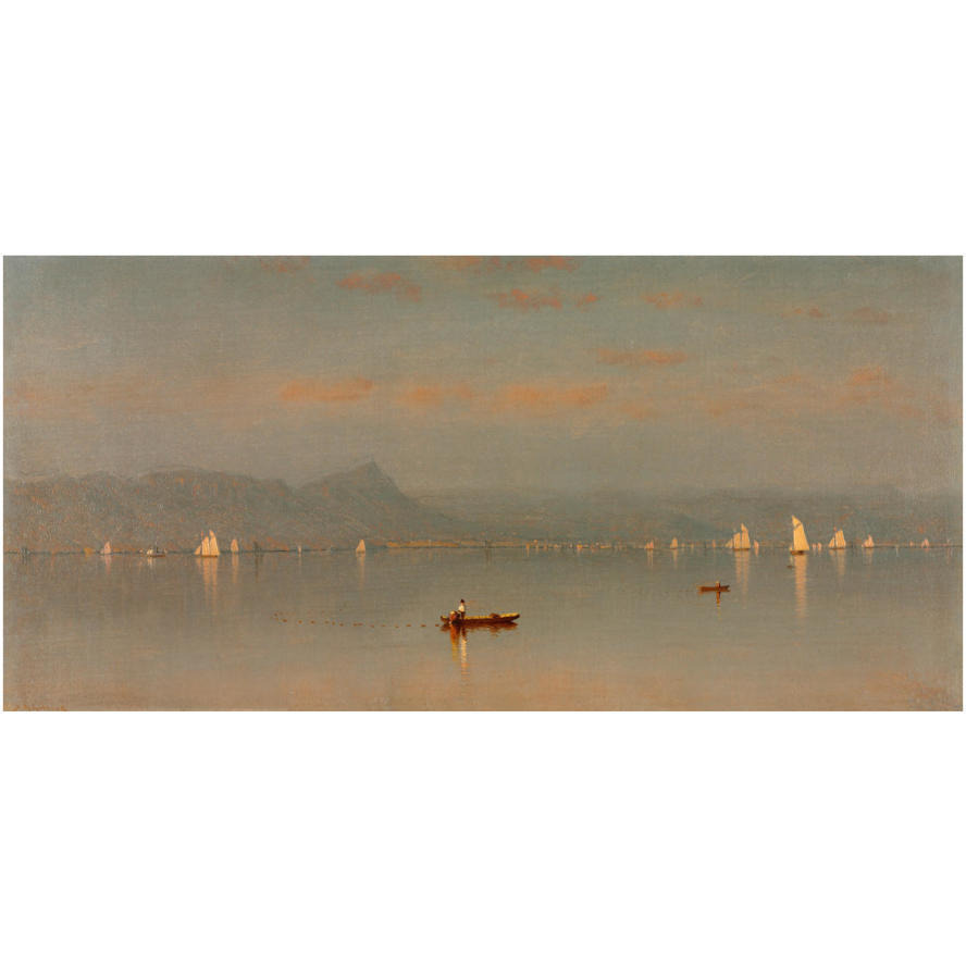 Haverstraw Bay, 1868-Paper Art-32&quotx16"