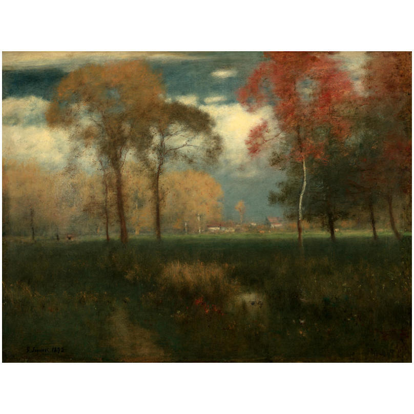 Sunny Autumn Day, 1892-Paper Art-18&quotx14"
