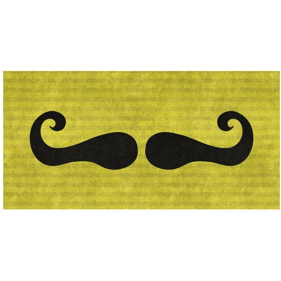 Mustache Mustachio-Paper Art-38&quotx20"