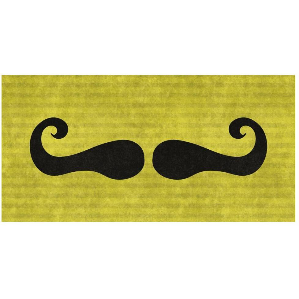 Mustache Mustachio-Paper Art-50&quotx26"