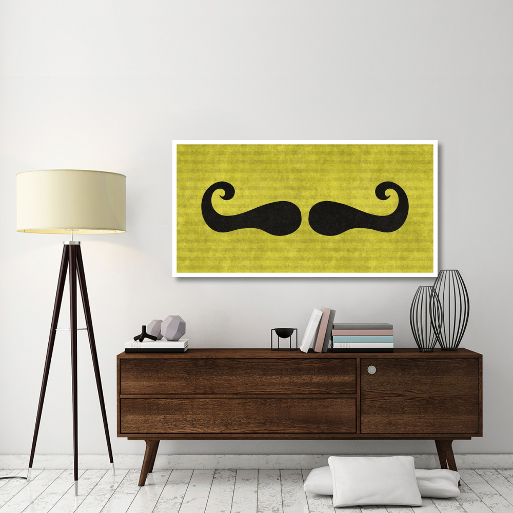 Mustache Mustachio-Paper Art-62&quotx32"