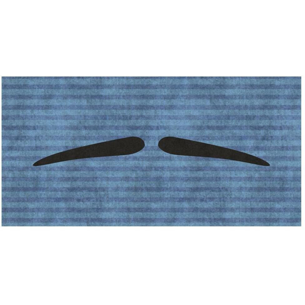 Mustache Pencil Thin-Paper Art-50&quotx26"