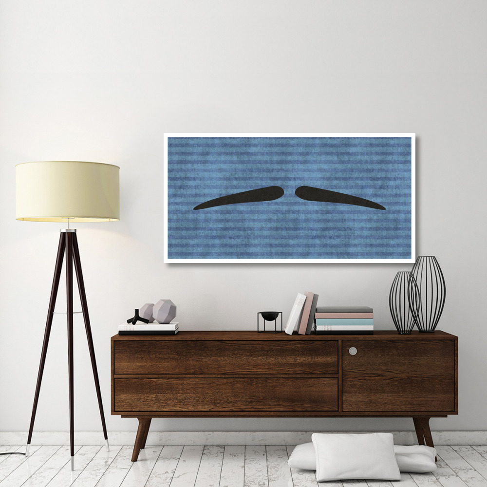 Mustache Pencil Thin-Paper Art-62&quotx32"