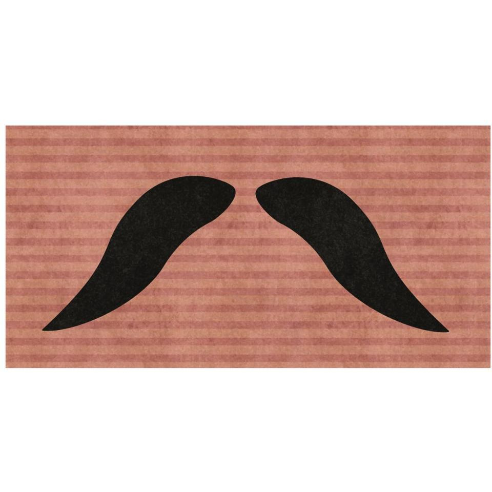 Mustache Walrus-Paper Art-38&quotx20"