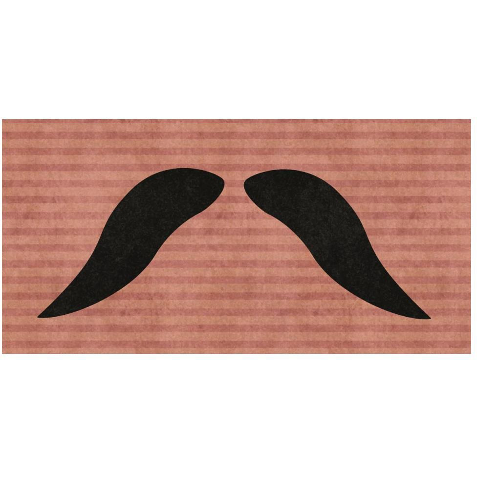 Mustache Walrus-Paper Art-50&quotx26"