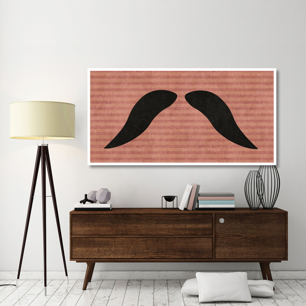 Mustache Walrus-Paper Art-74&quotx38"